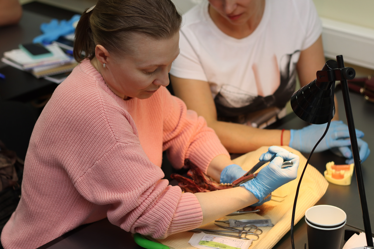 Атравматичное удаление зубов и методики наложения швов