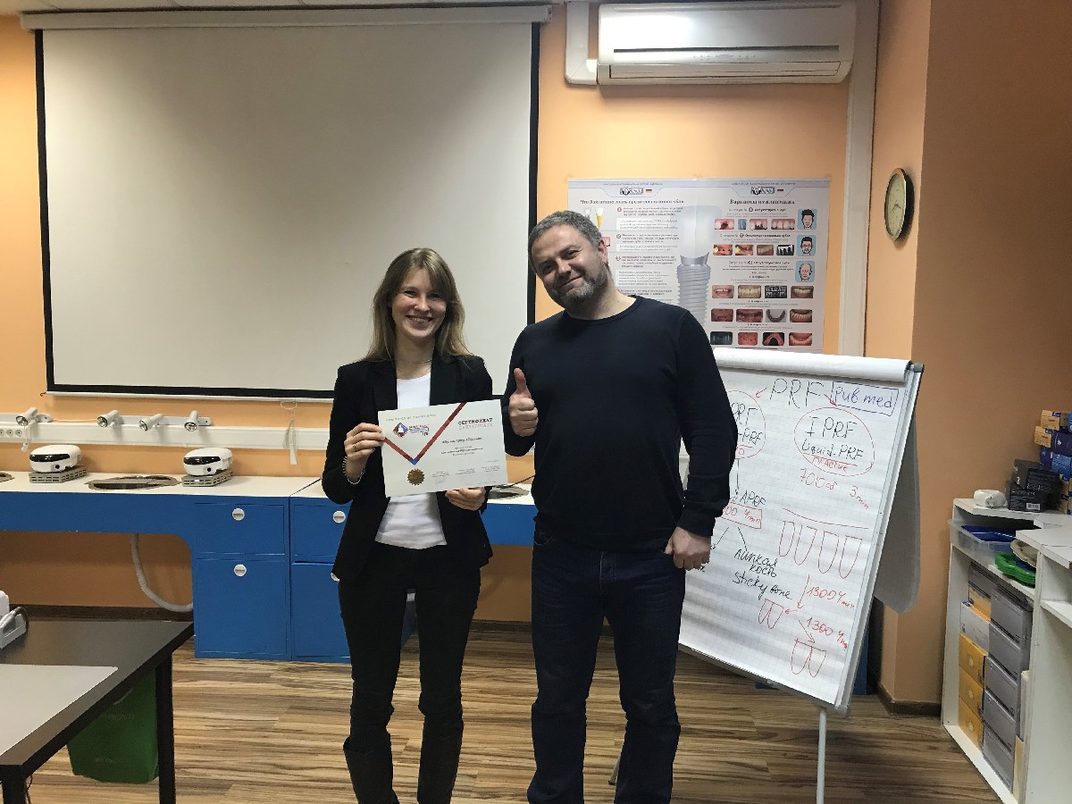 Плазмотерапия PRF в стоматологии. 9 февраля 2020. Сечко Нина Андреевна