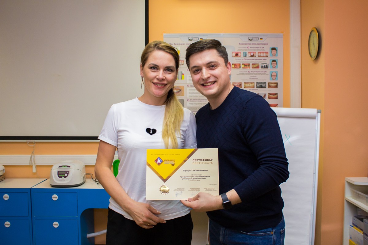 Препарирование зубов под цельнокерамические реставрации во фронтальном отделе, 26 февраля 2020г.